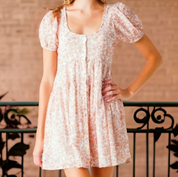 Loveshackfancy Runa Dress Color: Vanilla Foam Size XL - Picture 2 of 8